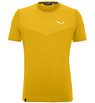 Salewa M Alpine Hemp - T-shirt - uomo, Yellow/White