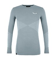 Salewa M Zebru Responsive L/S - maglietta tecnica a manica lunga - uomo, Light Grey