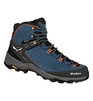 Salewa Ms Alp Trainer 2 Mid GTX - scarponi trekking - uomo, Blue/Orange/Black