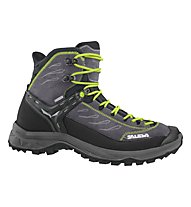 Salewa MS Hike Trainer Mid GTX - scarpe da trekking - uomo, Black/Green