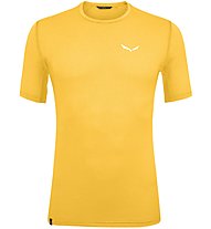 Salewa Pedroc 3 Dry - T-shirt trekking - uomo, Yellow/White