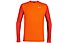 Salewa Pedroc Print Dry - Langarm-Shirt mit Reißverschluss - Herren, Orange/Red