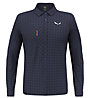 Salewa Puez Dry M L/S - camicia a maniche lunghe - uomo, Dark Blue/Orange