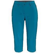 Salewa Puez DST 3/4 - pantaloni corti trekking - donna, Light Blue