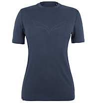 Salewa Pure Logo Amr W - T-shirt- donna , Dark Blue