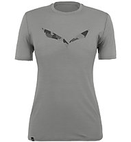 Salewa Pure Logo Amr W - T-shirt- donna , Grey/Dark Grey