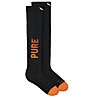 Salewa Sella Pure - Skitouren Socken - Herren, Black/Orange