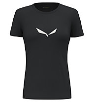 Salewa Solid Dri-Release - T-shirt trekking - donna, Black/White