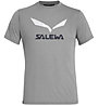Salewa Solidlogo Dri-Release - T-shirt trekking - uomo, Light Grey/White