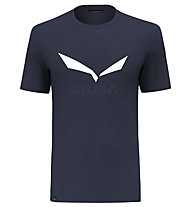 Salewa Solidlogo Dri-Release - T-Shirt Bergsport - Herren, Dark Blue/White/Dark Blue