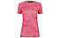 Salewa W Seceda S/S - T-shirt - Damen, Pink/White