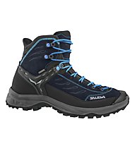 Salewa WS Hike Trainer Mid GTX - scarpe da trekking - donna, Black/Light Blue