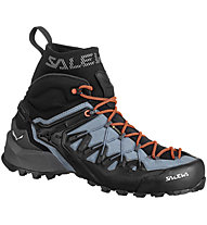 Salewa WS Wildfire Edge Mid GTX W - scarpe da avvicinamento - donna, Black/Blue/Orange