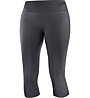 Salomon Agile Mid - pantaloni corti trail running - donna, Dark Grey