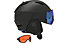 Salomon Driver CA - casco sci con visiera, Black/Blue