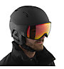 Salomon Driver CA Photochromic - casco sci con visiera - uomo, Black