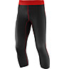 Salomon Exo Pro 3/4 Tight pantaloni running, Black/Matador