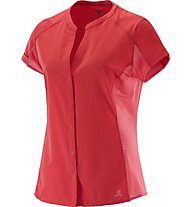 Salomon Radiant Shirt - kurzärmliges Damenshirt, Red