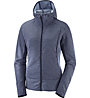 Salomon Right Nice Mid Hoodie - giacca in pile - donna, Blue
