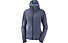 Salomon Right Nice Mid Hoodie - giacca in pile - donna, Blue