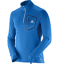 Salomon Trail Runner Warm maglia manica lunga, Blue