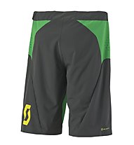Scott AMT LS/Fit Shorts Pantaloni corti Bici, Dark Grey/Green