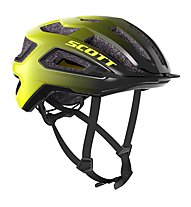 Scott Arx Plus - casco bici, Black/Yellow