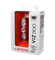 Cateye ViZ300 - luce posteriore per bici, Red
