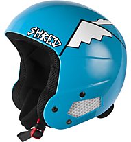 Shred Brain Bucket Whyweshred - casco da sci, Blue/White
