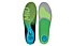 Sidas RUN 3feet Protect MID - solette per running, Green/Blue/Grey