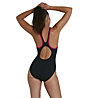 Speedo Boom Logo Splice Muscleback - Badeanzug - Damen, Black/Pink