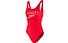 Speedo Summer Stripe Logo Deep U-Back Swimsuit - Badeanzug - Damen, Red