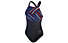 Speedo Digital Placement Medalist - costume intero - donna, Black/Red/Blue
