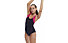 Speedo Hyperboom Splice Racerback W - costume intero - donna, Black/Pink