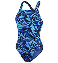 Speedo Placement Digital Medalist - costume intero - donna, Blue/Black