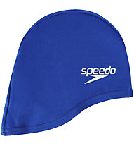 Speedo Polyester Cap - Badekappe, Light Blue