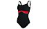 Speedo Shap Salacia Clpbk Af - costume intero - donna, Black/Red
