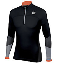 Sportful Apex - maglia sci di fondo - uomo, Black/Orange
