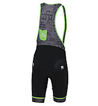Sportful Sagan Logo Bodyfit Classics - pantaloni bici - uomo, Grey/Green