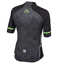 Sportful Sagan Logo Bodyfit Team - maglia bici - uomo, Grey/Green