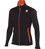 Sportful Squadra Corse 2 - giacca sci di fondo - uomo, Black/Orange