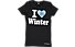 Sportler I Love Winter - T Shirt - Kinder, Black