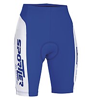 Sportler Sportler Bibshort - Pantaloncini Ciclismo, Blue/White