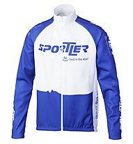 Sportler Sportler Jacket Antiwind - Giacca Ciclismo, White/Blue