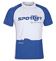 Sportler SS Nizza Sportline Shirt, White/Navy