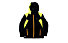 Spyder Boy's Speed Skijacke Kinder Skijacke mit Kapuze, Black/Bryte Yellow