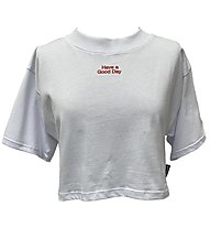 Starter T_S Crop SS - T-shirt - donna, Grey