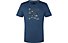 Super.Natural Camping Gear - T-Shirt - Herren, Blue/Grey