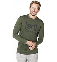 Super.Natural Essential I.D. - maglia a maniche lunghe - uomo, Green