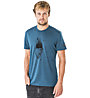 Super.Natural M Graphic - T-shirt- uomo, Blue/Black